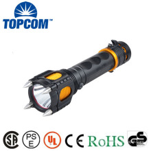 2000Lm XM-L T6 LED Four Attack Head Audible Alarm Tactical Flashlight Torch